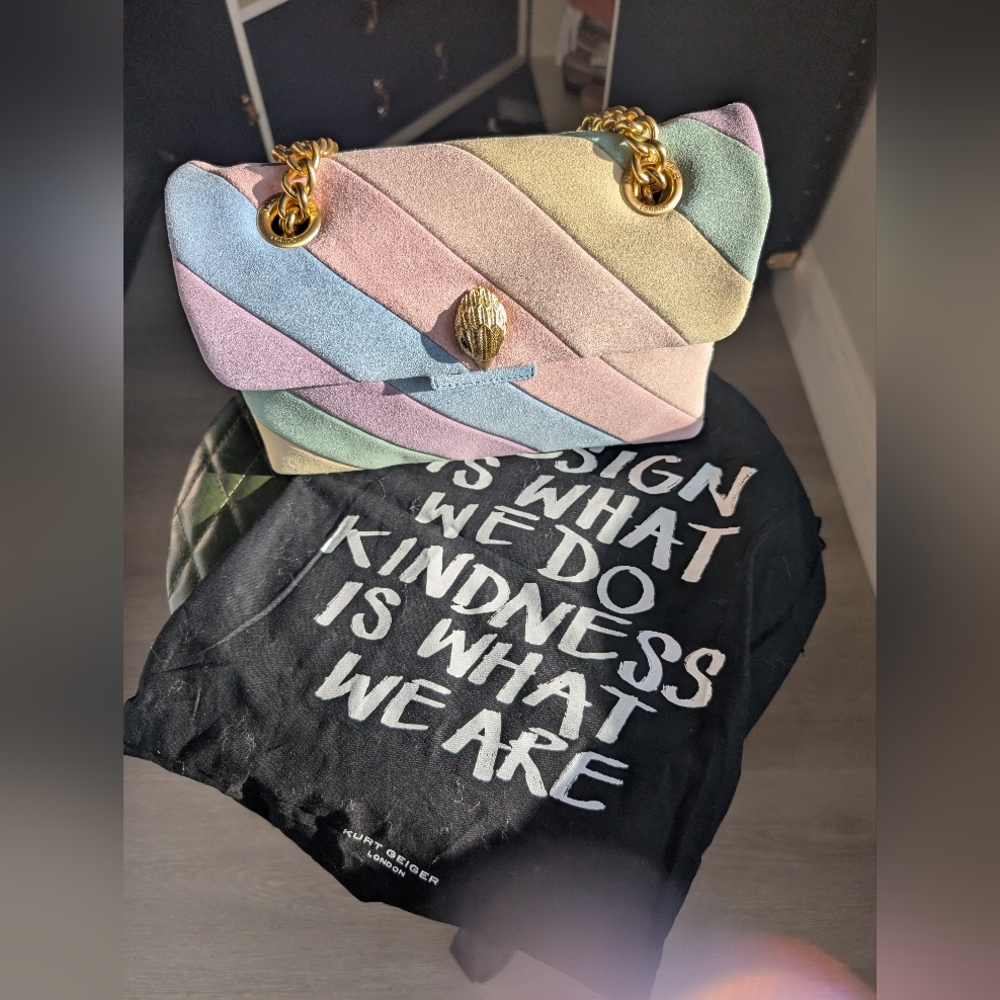 NWT - gorgeous pastel Kurt Geiger bag